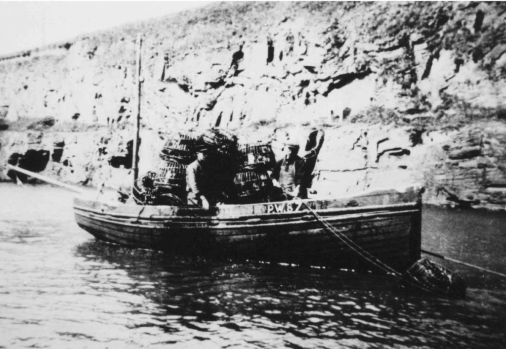 The 'Boy Frank' in Port Gaverne harbour - Port Isaac Heritage